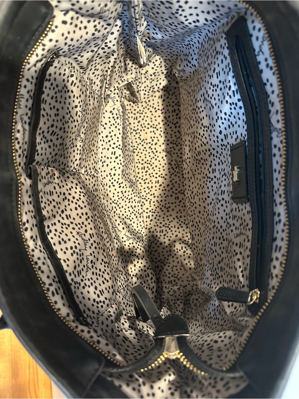 RADLEY LONDON Black Pebbled Leather Tote - Picture 6 of 10